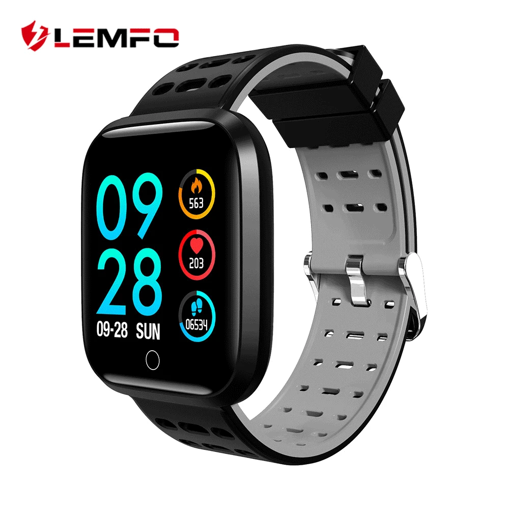 

LEMFO Professional Sport Smart Watch Life Waterproof 2.5D Full Color Screen Heart Rate Monitoring Fitness Bracelet For Men