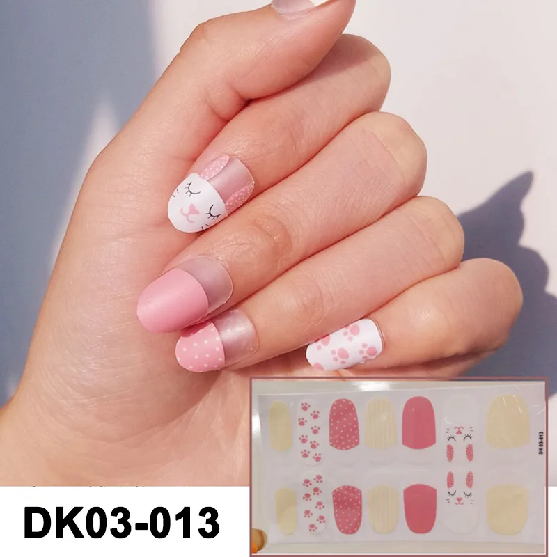 14 шт/лист матовые наклейки для ногтей DIY водостойкие украшения SSwell|Стикеры и