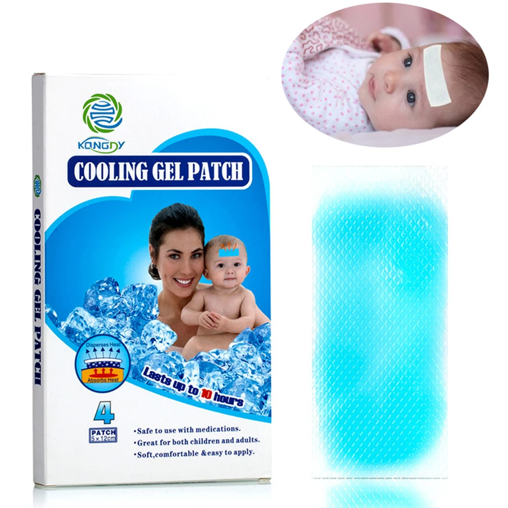 Kongdy Patch De Fievre Pour Bebe 4 Pieces Boite Gel Refroidissant Pour Soulager Les Maux De Tete Soulagement De La Douleur Livraison Gratuite Nouveaute Aliexpress