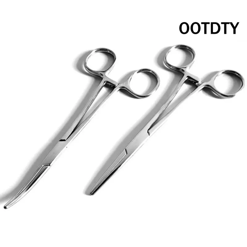 

Fishing Tools Line Pliers Stainless Steel Hemostat Serrated Decoupling Scissors Tools Sturdy Comfortable Handle Angling Supply