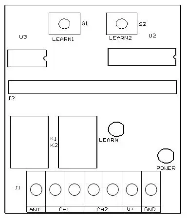 Universal Garage Gate Receiver Switch SMG-822 For 433mhz Remote Control 4GO 433.92 MHz Keeloq Wisniowski bluetooth door lock