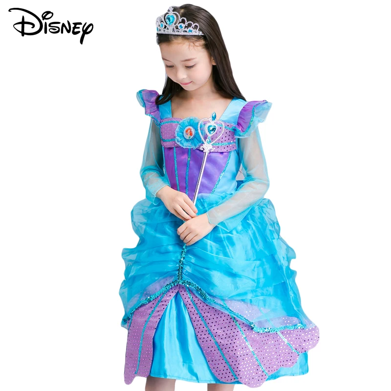 DISNEY FROZEN 2 DRESS ELSA BABY GIRLS COSTUMES SNOW QUEEN COSPLAY KIDS TROLLS CLOTHES FANTASIA VESTIDO FOR CHILDREN CUTE MOANA | Детская