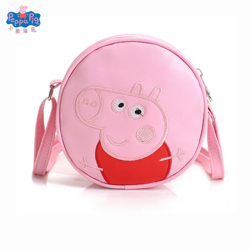Peppa Свинья сумки через плечо для девочек Джордж игрушка свинья ребенок девочка мальчик каваи детский сад Рюкзак кошелек сумка игрушки - Цвет: 5