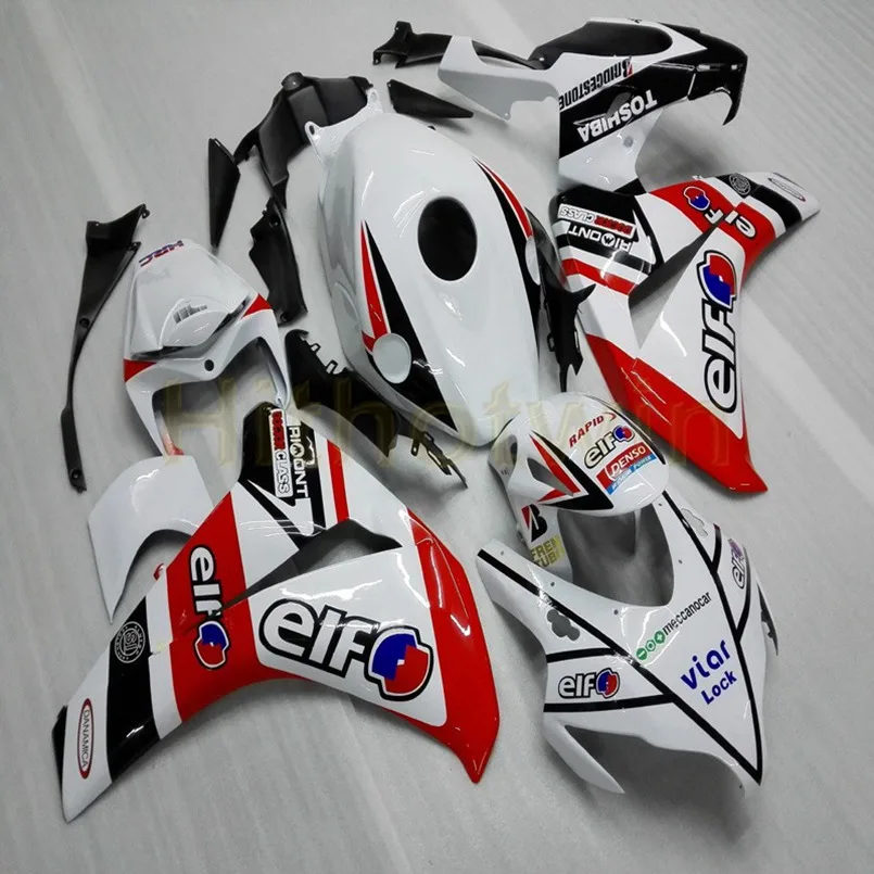 C Пользовательские мотоцикла на одно изделие для HONDA CBR1000RR 2008 2009 2010 2011 CBR 1000 RR Обтекатели+ болты+ литья под давлением orange белый M2 - Цвет: C