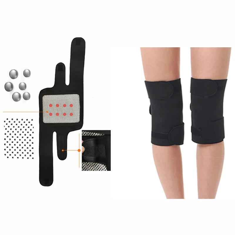 

Tourmaline Self Heating Kneepad Magnetic Therapy Knee Support Tourmaline Heating Belt Knee Massage For Keeping Warm&Relieve Pain