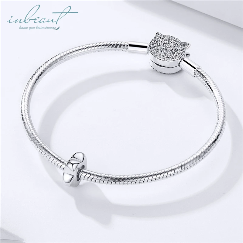 Inbeaut серебряный милый звездный бисер полированный геометрический в форме звезды fit 925 Браслет Подвески Браслеты Ювелирные изделия для женщин