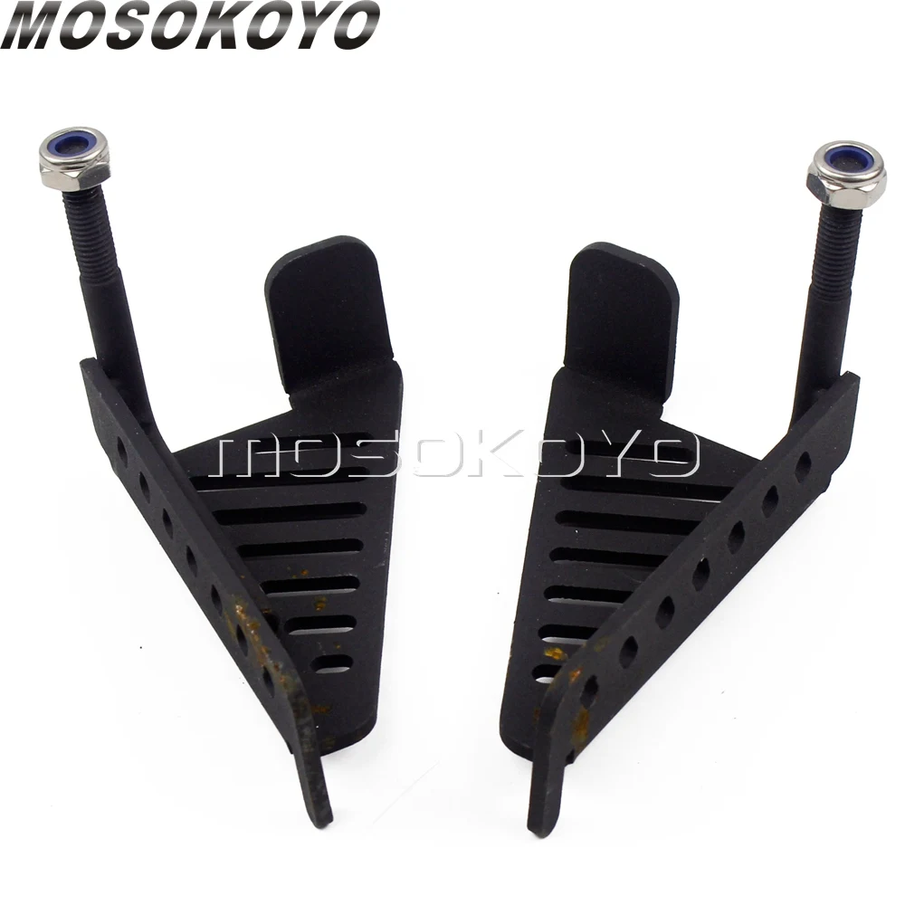 1 пара автомобиля педали дверные петли Передние Подножки для Jeep Wrangler Jk 2DR JKU 4DR 2007- Черный твердый стальной подножек Отдых педаль