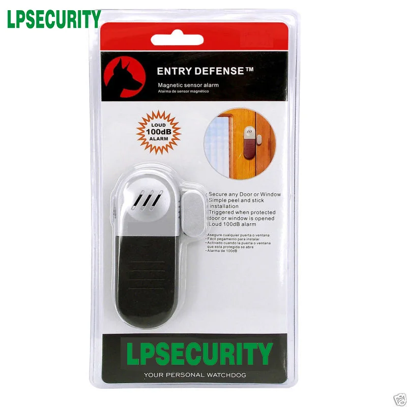 

Household anti-theft magnetic sensor alarm/ secure protect any gate, door or window be opened loud 100dB alarm