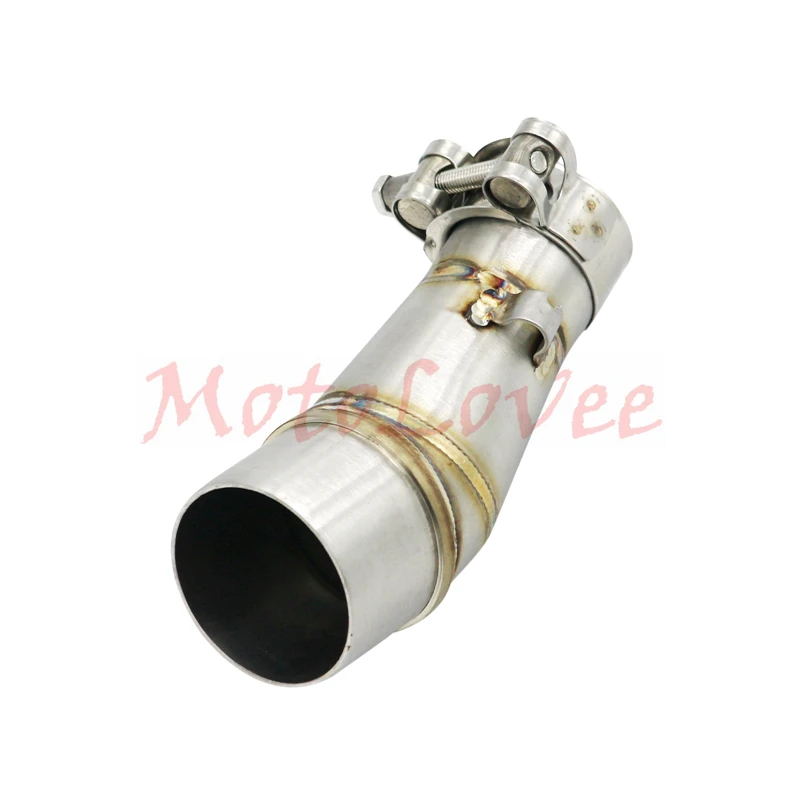 Средняя выхлопная труба мотоцикла MotoLovee Kawasaki Z250 2008 2015 Ninja 300 2013 2016 250 2012 без