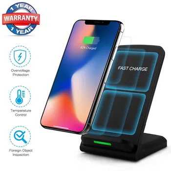 

universal qi fast portable fantasy stand mobile wireless charger for iphone xiaomi samsung galaxy s8 plus huiwei