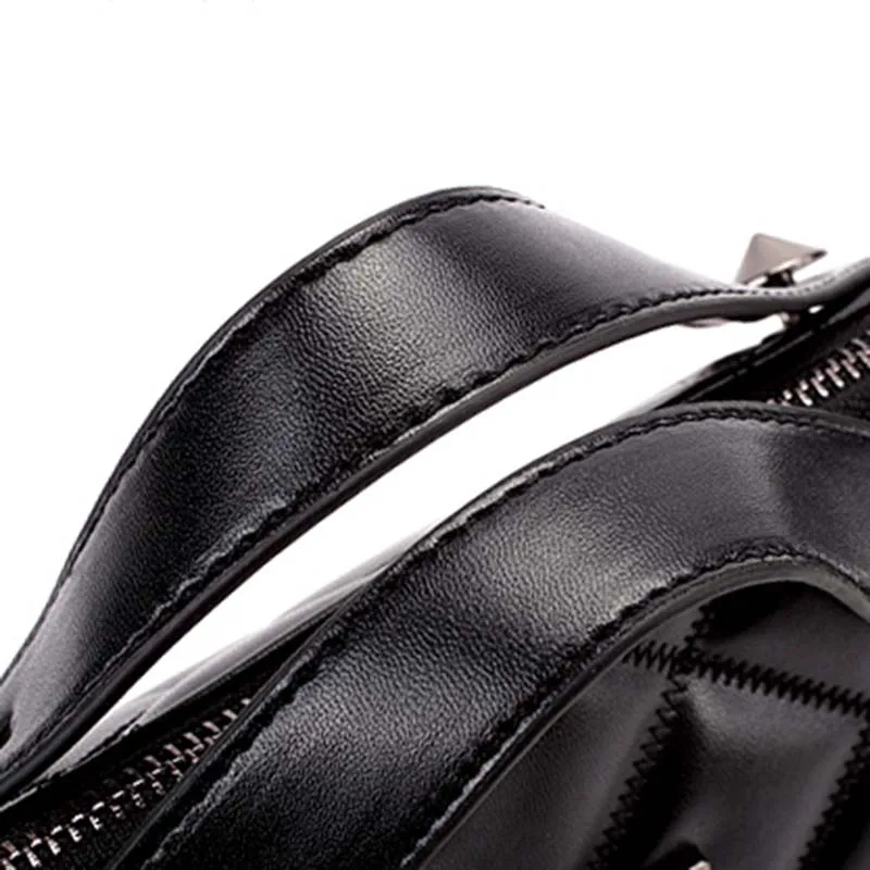 Fashion Women Luxury Leather Handbag Exquisite Female Famous Shoulder Bags Rivet Lady Crossbody Travel Casual Bolsa SS7092 (7)