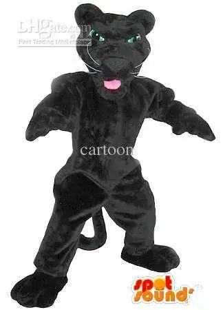 

customized new black panther cartoon Mascot Costume Fancy Dress Animal mascot costume free shipping
