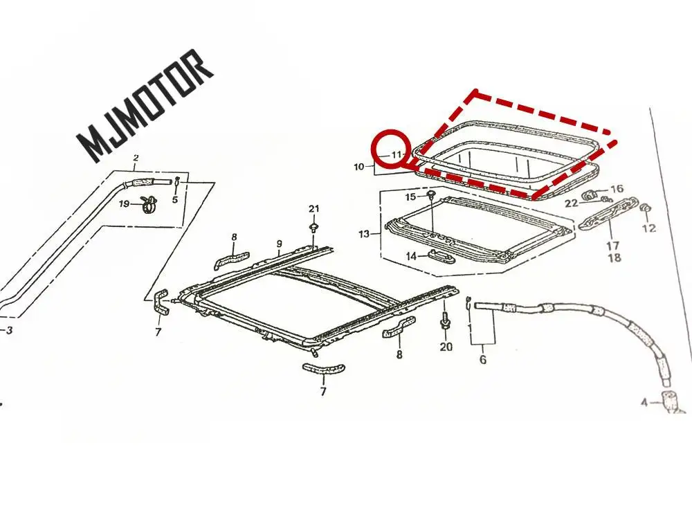 Купить Люк Хонда Аккорд 6