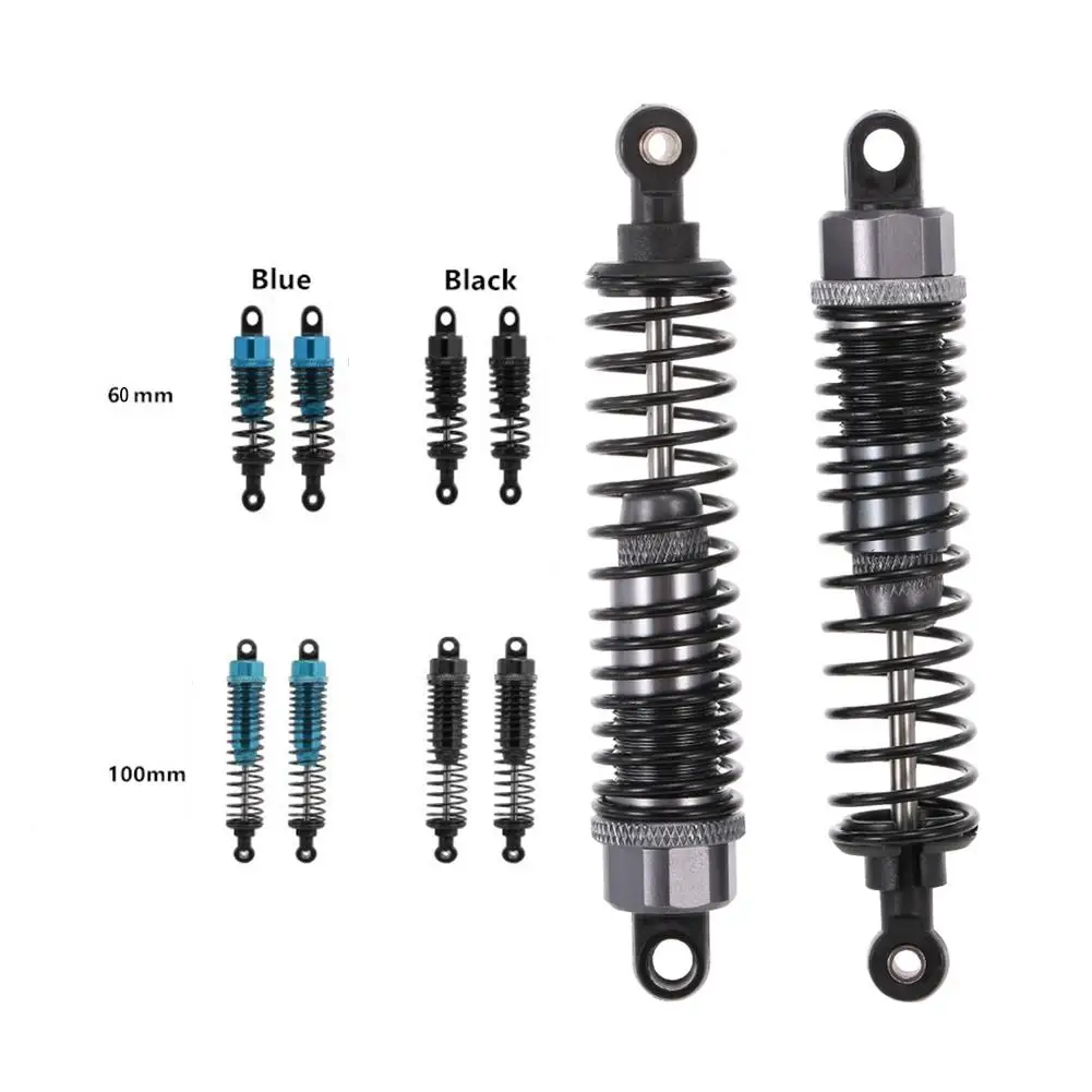 1 пара 1:10 алюминиевый передний и задний амортизатор амортизатора 100 мм/3,94 дюймов для 1/10 RC радиоуправляемые автомобильные игрушки автоматический Гусеничный