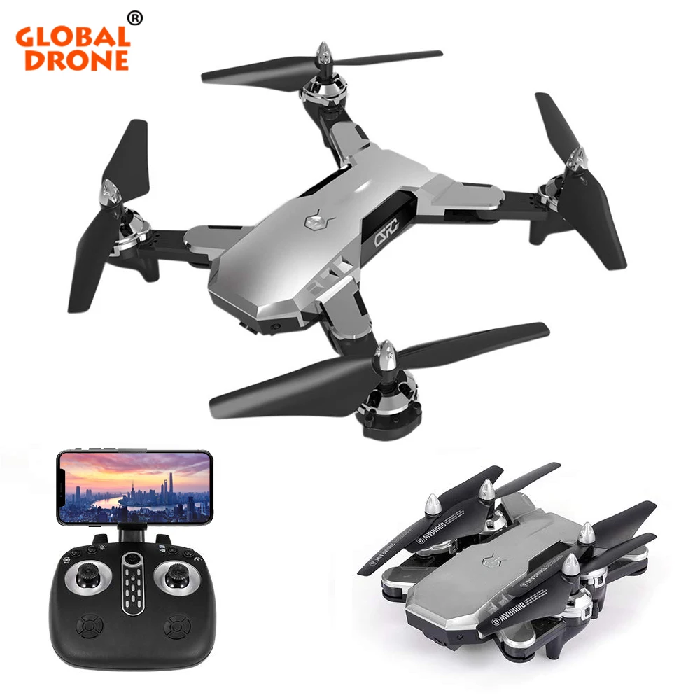 

Global Drone FPV Drones with Camera HD 1080P Machines on the Control Panel Toys for Boys RC Foldable Quadrocopter Dron