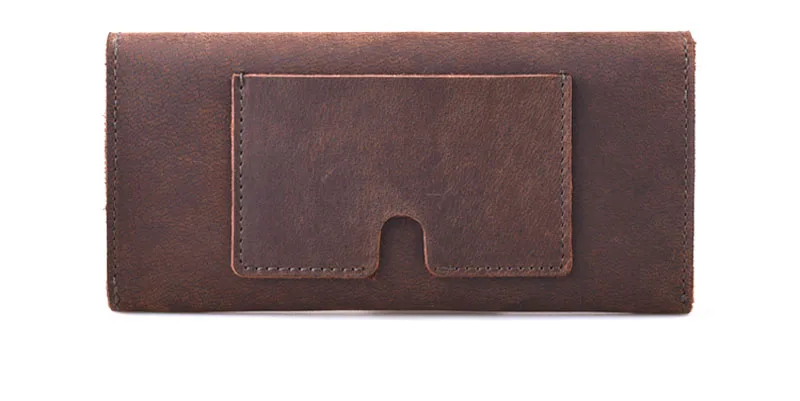 AETOO, первый слой, кожаная сумка для мобильного телефона, сумка-конверт, клатч, сумка, повседневная, Sen, Ретро стиль, кожаный Длинный кошелек