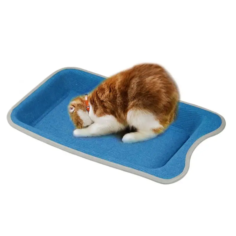 

Pet Supplies Cats Claw Tray Cat Scratch Board PVC Catnip Cat Bed Kitten Scratch Board with Catnip Pets Puppy Sleeping Mat