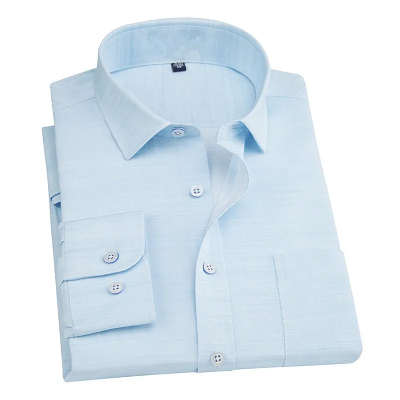 Новое поступление мужские Camisa Masculina однотонные мужские рубашки с длинными рукавами мужские s Fit мужские повседневные рубашки Деловая одежда топы XT573