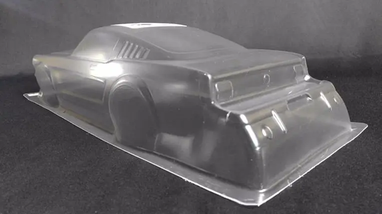 11/10 RC автомобиль ПВХ прозрачный корпус 195 мм американский FFord MMustang наклейки Yokomo Tamiya HPI KYOSHO HSP REDCAT