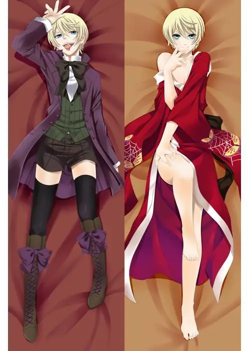 Чехол для подушки с японским аниме BL Black Butler II Alois Trancy Throw Otaku Dakimakura, подарочное постельное белье, обнимающий тело, чехол для подушки 150x50 см