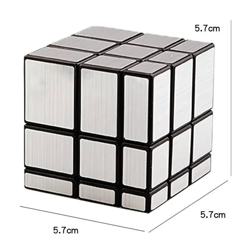 Новые кубики Бестселлер 3x3x3 компрессионные кубические формы зеркало гаджет головоломка Детская обучающая игрушка наклейки в форме Куба распродажа