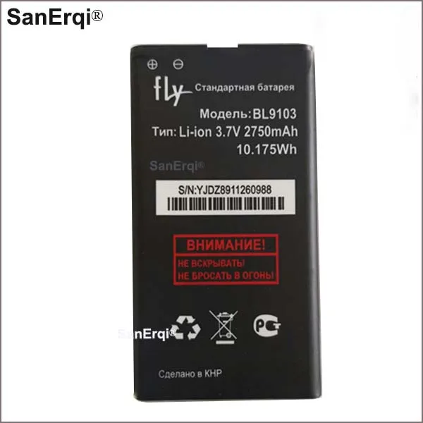 

3.7V 2750mAh BL9103 Battery for FLY bl9103 Smart Phone battery