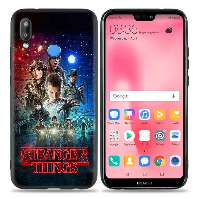 Силиконовый чехол-накладка для huawei P20 P10 P9 P8 Lite Pro P Smart+ Nova 3i 3E чехол для телефона с изображением странных вещей - Цвет: A004