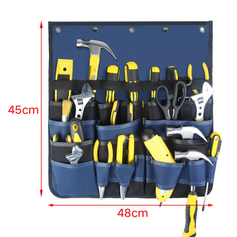 Сумка для инструментов в помещении, на открытом воздухе, на стену, для сада, дома, электрика, инструментарий, набор для ремонта автомобиля, инструменты