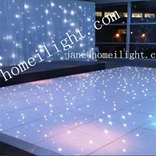12X12ft наиболее популярные светодиодный звездным белый танец пол