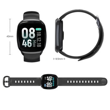 

IP67 Waterproof Smart Watch Sports Fitness Blood Pressure Heart Rate Monitor QJY99