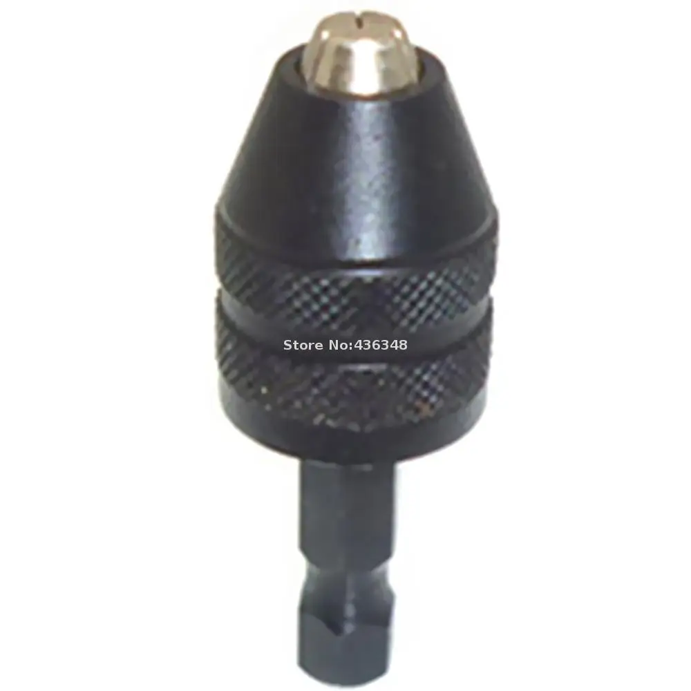 

Keyless Chuck Adapter Drill Converter 1/4'' Hex Shank Drill Bit Chuck Conversion Hex Shank Adapter Drill Bit Quick Change Drive