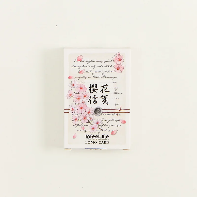 

28 Sheets/Set Cherry letter paper Mini Lomo Postcard /Greeting Card/Birthday Letter Envelope Gift Card Message Card
