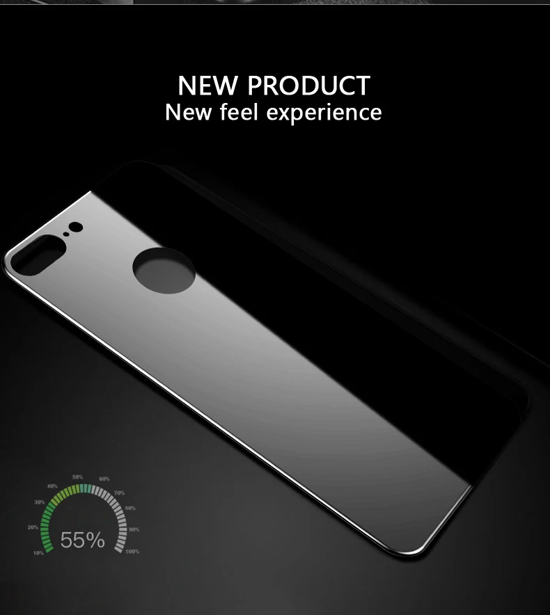 3D изогнутая задняя крышка из закаленного стекла для iPhone 7 8 Plus X 10 Xs Max XR полное покрытие защитная пленка усиленная защита от царапин