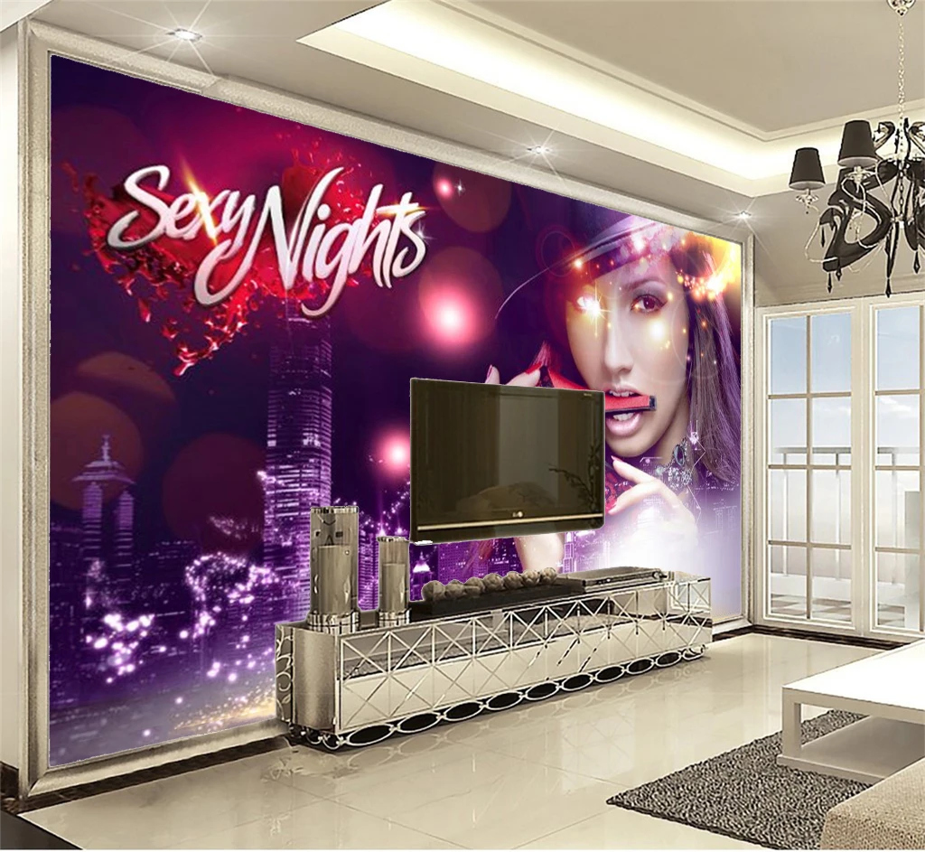 

Low Price For Wallpaper sexy night dream girl 3d character wallpaper custom decoration indoor delicate mural wallpaper