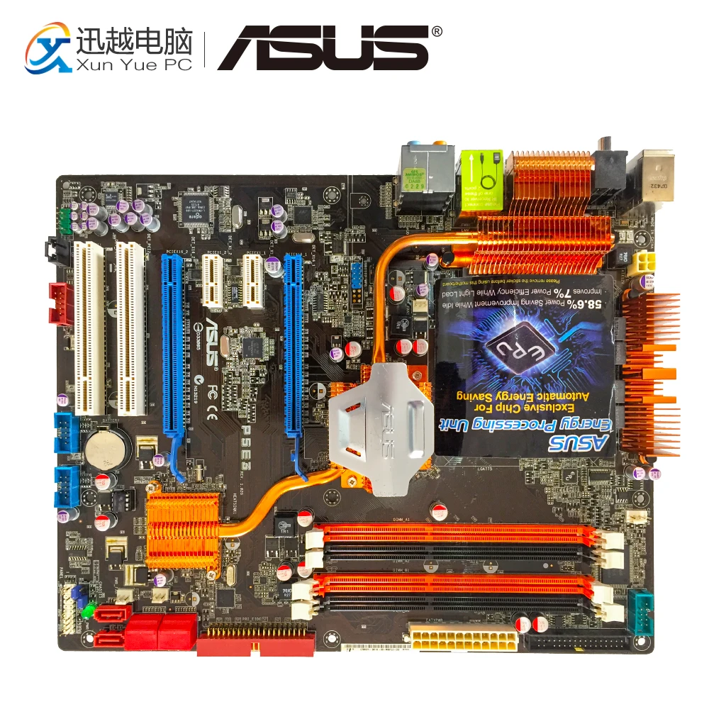 

Asus P5E3 Desktop Motherboard Intel X38 LGA 775 DDR3 1333 USB2.0 ATX
