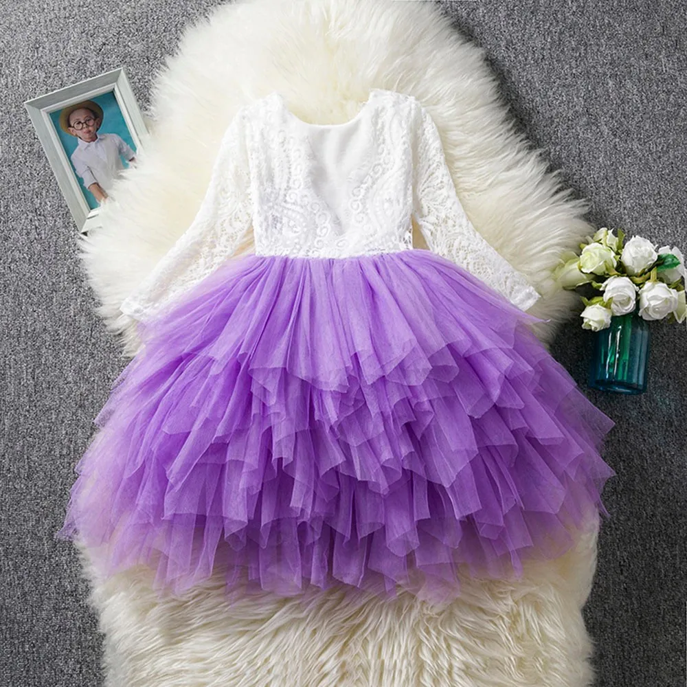 LONSANT Vestidos; летнее платье для девочек; коллекция года; Брендовые вечерние платья принцессы с открытой спиной для подростков; Детский костюм; одежда; цвет РОЗОВЫЙ, От 2 до 6 лет