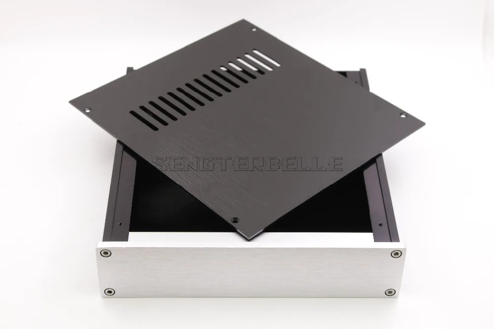 T-2205 de aluminio completo auriculares carcasa amplificador chasis DAC caja Premplifier caso BZ2205B