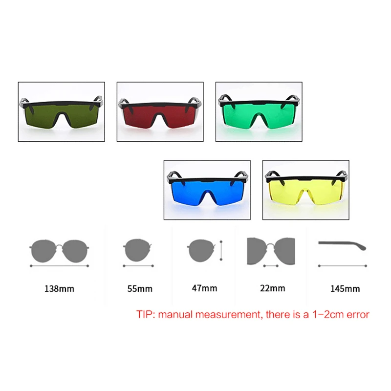 5 Colors Laser Safety Glasses Welding Goggles Sunglasses Green Yellow Eye Protection Working Welder Adjustable Safety Articles 5 Colors Laser Safety Glasses Welding Goggles Sunglasses Green Yellow Eye Protection Working Welder Adjustable Safety Articles