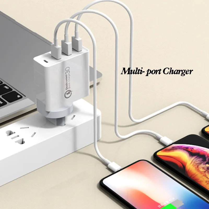Сетевое зарядное устройство с USB портом и поддержкой быстрой зарядки 3 0|Зарядные
