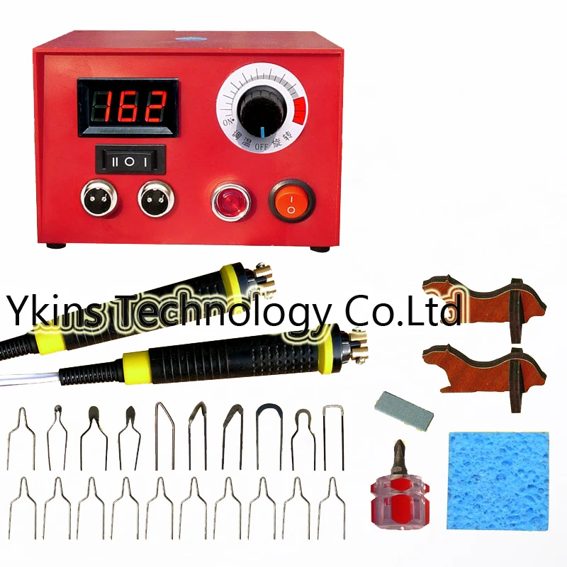 

New digital temperature 100W multi-function hoist pyrography machine + 20pcs soldering iron tip + soldering iron hoist crafts