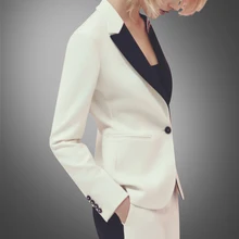 Классический блейзер для женщин Jaqueta Feminina, осенний модный костюм, Европейский и высококачественный повседневный деловой костюм