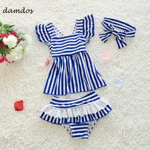 Bikini 2018 Kid s Swimwear Baby Girls Swimsuit One Piece Bikini Bathing Suits Beach Sport Suit