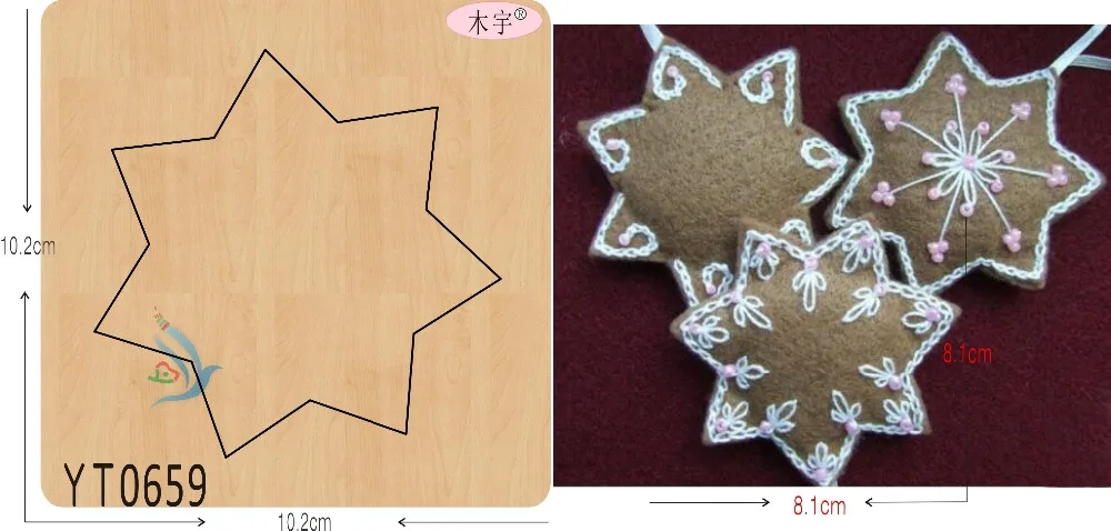 Нерегулярный рисунок DIY новая деревянная форма режущие штампы для скрапбукинга Thickness-15.8mm/muyu/YT0659