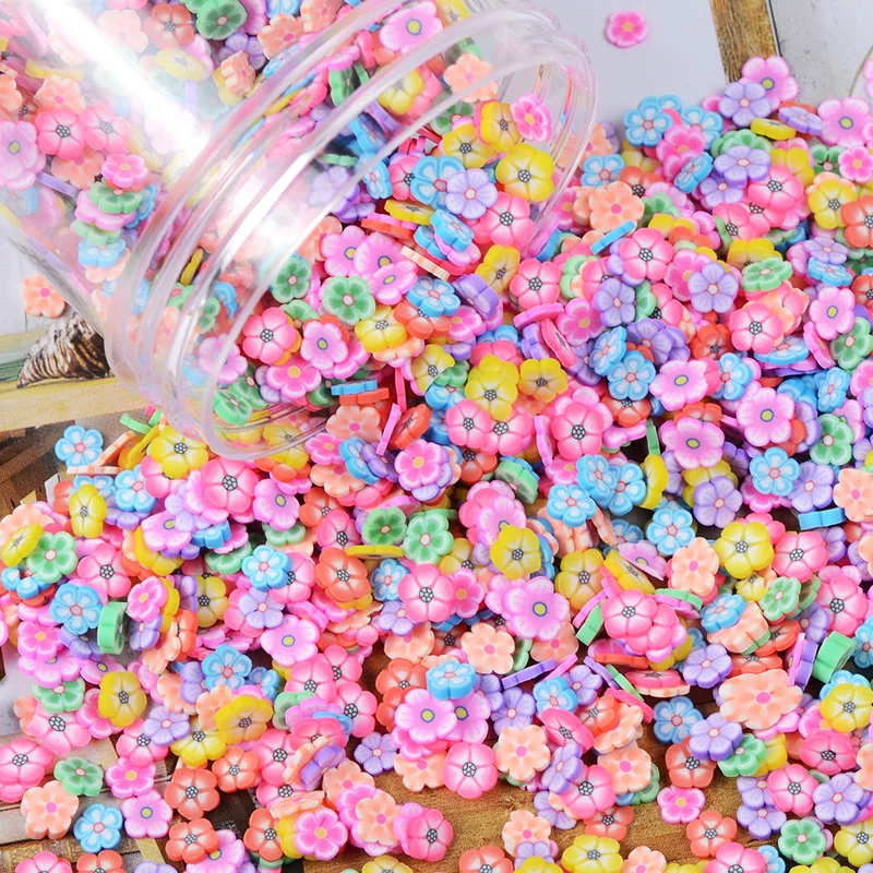 

9packs 180g Mixed Design Fruit Slices Polymer Clay Beads Materials Nail Decoration
