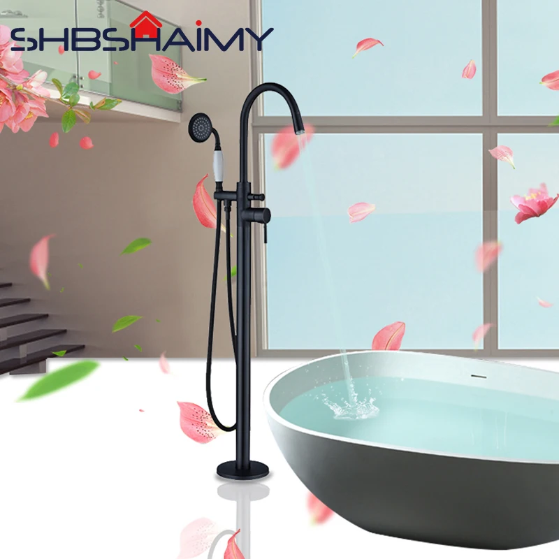 SHBSHAIMY напольный смеситель для ванной комнаты бронзовый латунный с одной ручкой