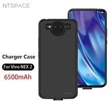 6500 мАч ультра тонкий Резервный блок питания чехол для VIVO NEX 2 power Case Портативный Задний зажим Беспроводное зарядное устройство чехол