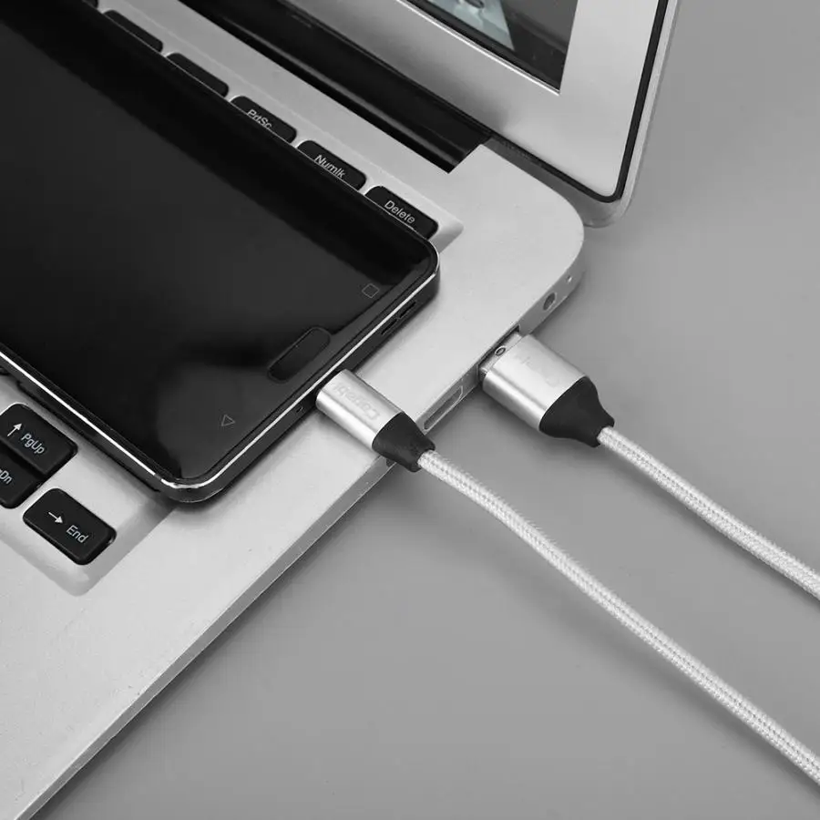 USB кабель удлинитель 2 м Micro USB кабель питания плетеный кабель для передачи данных быстрое зарядное устройство кабель для samsung Xiaomi Android Mini usb - Цвет: Silver