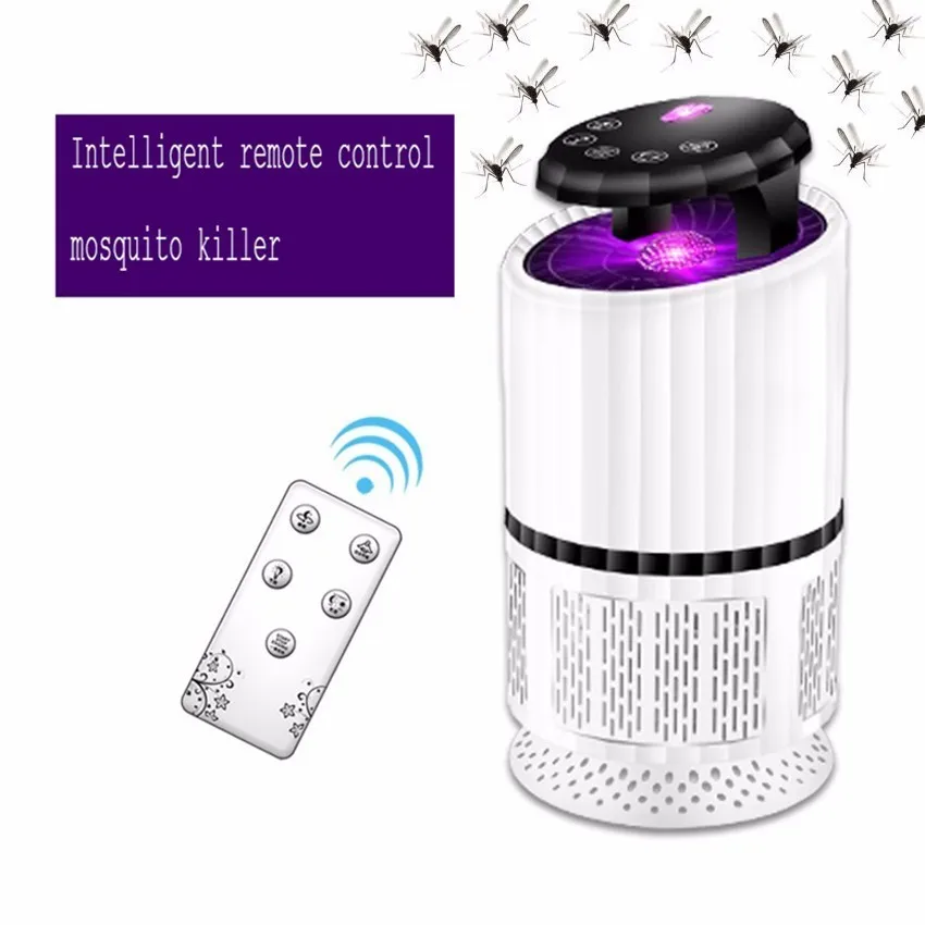 

Intelligent Remote Control Photocatalyst Mosquito Lamp Trap 2019 New Home USB fly Mosquito Repellent LED mosquito Killer