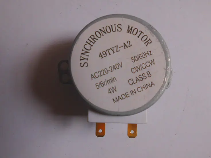 

Galanz, midea LG Synchronous Motor for Microwave Oven AC 220-240V 50/60HZ 5/6RPM