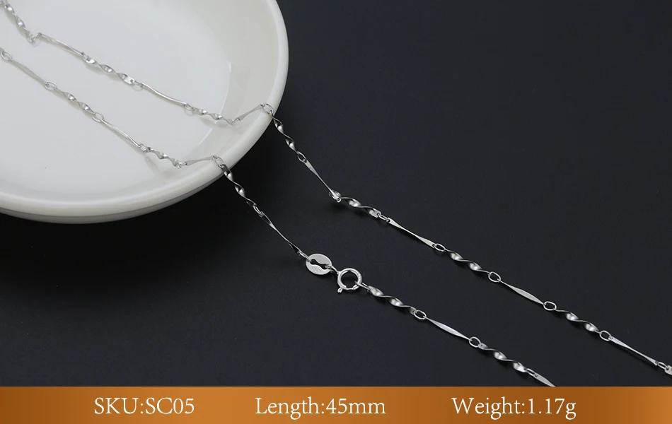 ORSA JEWELS Genuine 925 Sterling Silver Necklace Figaro O-ring Neck Chain Twisted Snake Bar Singapore Box Chain Necklace Women 1 ORSA JEWELS Genuine 925 Sterling Silver Necklace Figaro O-ring Neck Chain Twisted Snake Bar Singapore Box Chain Necklace Women 1